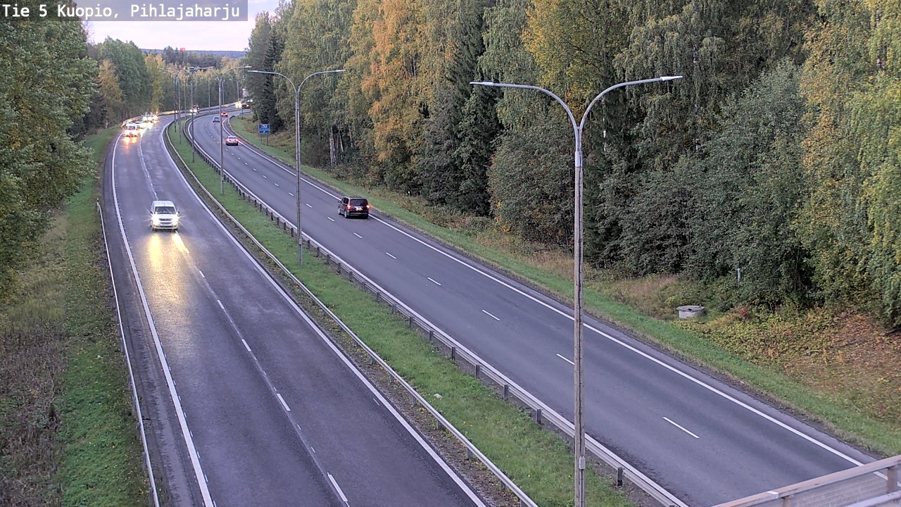 Kelikamerat Kuva Tie 5 Kuopio, Pihlajaharju, Kuopio, Pohjois-Savo