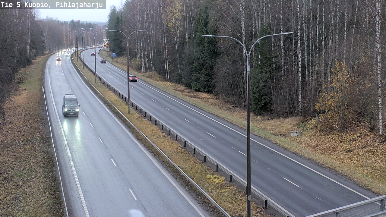 Weather Camera Image Väg 5 Kuopio, Pihlajaharju, Kuopio, Pohjois-Savo