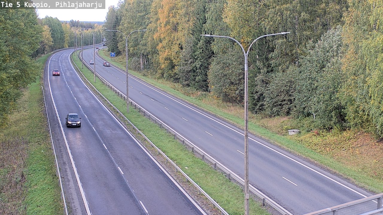 Kelikamerat Kuva Tie 5 Kuopio, Pihlajaharju, Kuopio, Pohjois-Savo