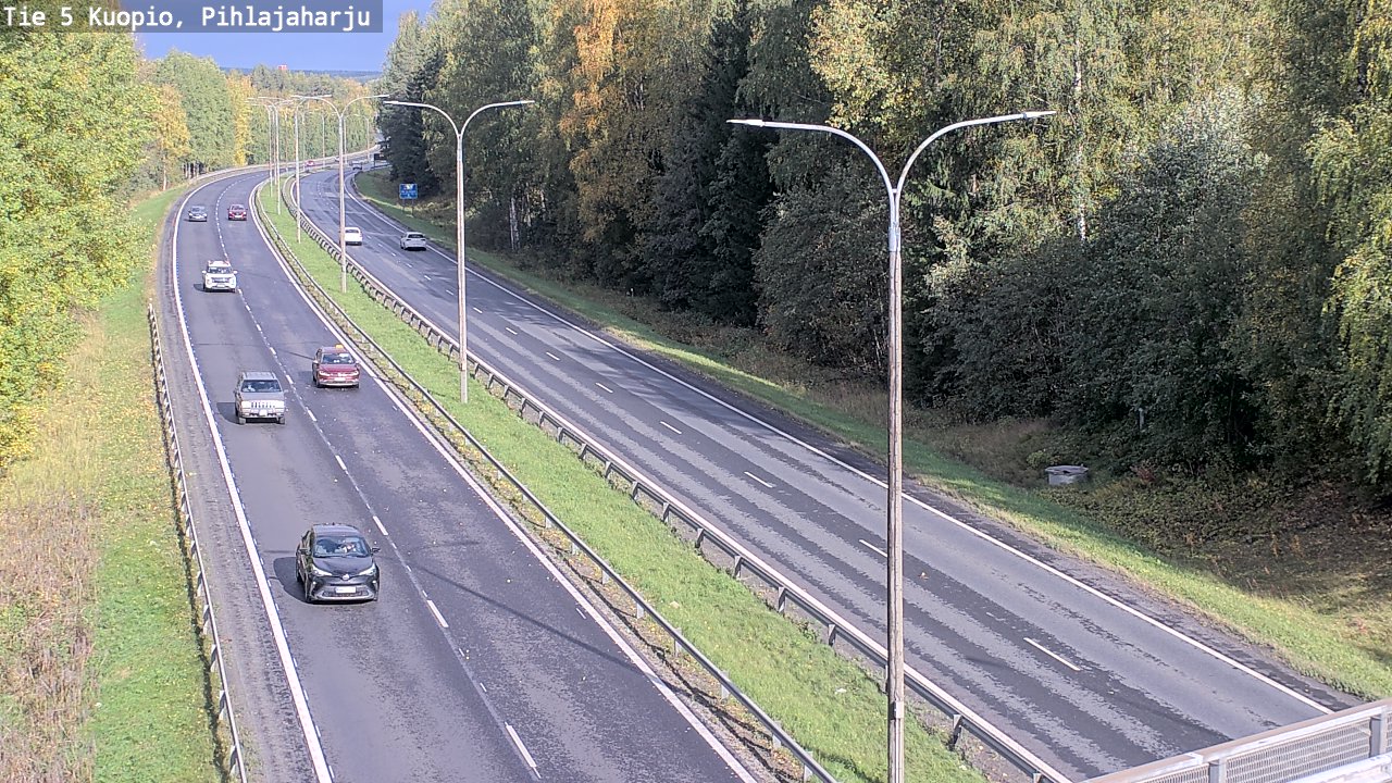 Weather Camera Image Road 5 Kuopio, Pihlajaharju, Kuopio, Pohjois-Savo