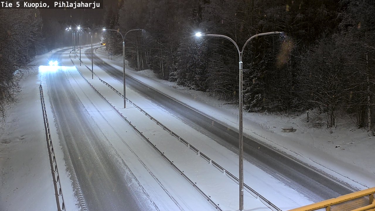 Kelikamerat Kuva Tie 5 Kuopio, Pihlajaharju, Kuopio, Pohjois-Savo