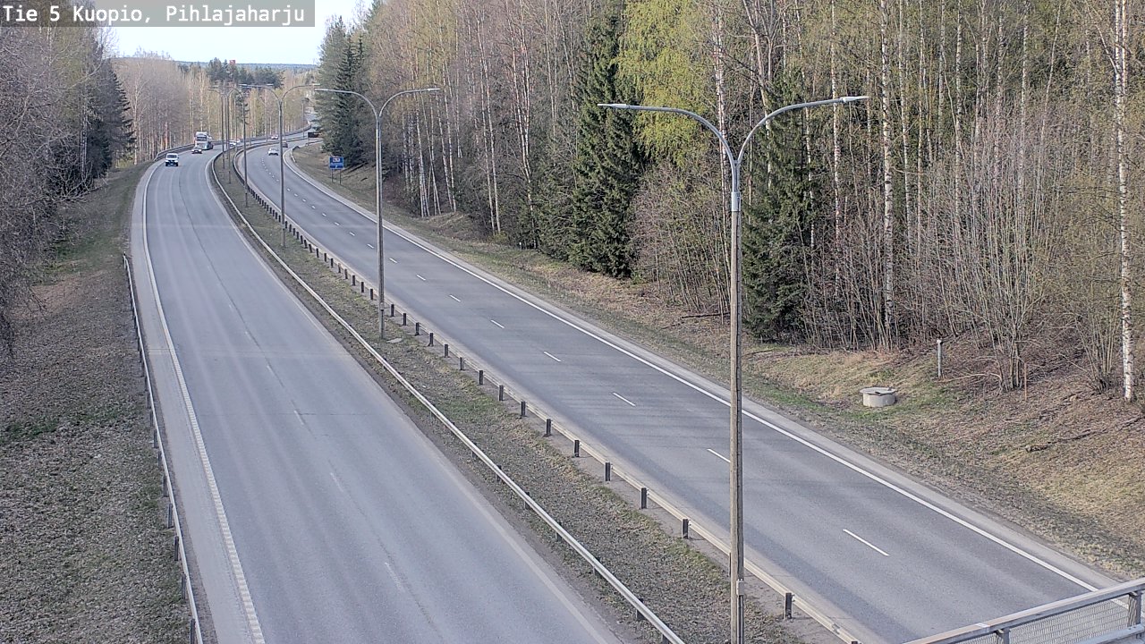 Kelikamerat Kuva Tie 5 Kuopio, Pihlajaharju, Kuopio, Pohjois-Savo