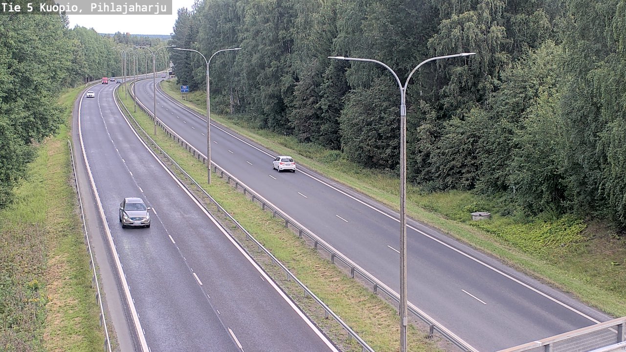 Weather Camera Image Väg 5 Kuopio, Pihlajaharju, Kuopio, Pohjois-Savo