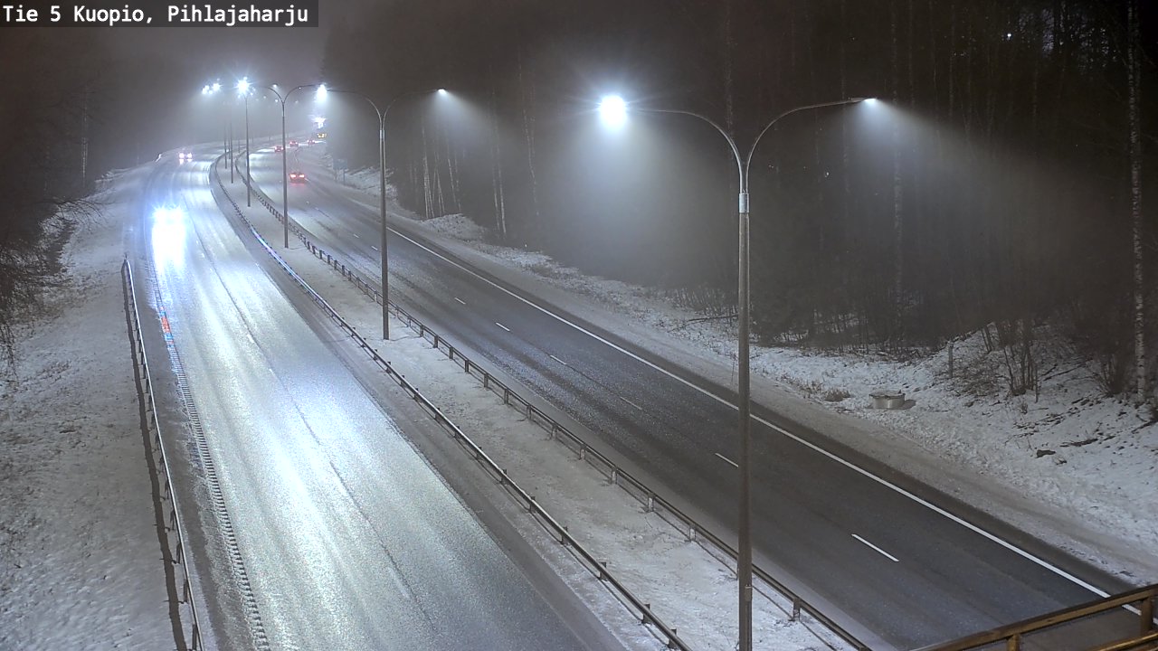 Weather Camera Image Road 5 Kuopio, Pihlajaharju, Kuopio, Pohjois-Savo
