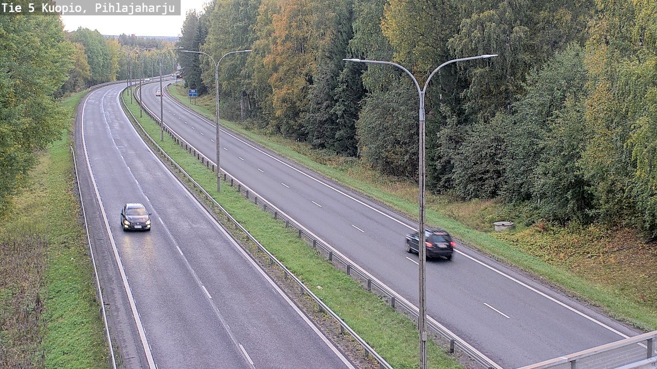 Kelikamerat Kuva Tie 5 Kuopio, Pihlajaharju, Kuopio, Pohjois-Savo