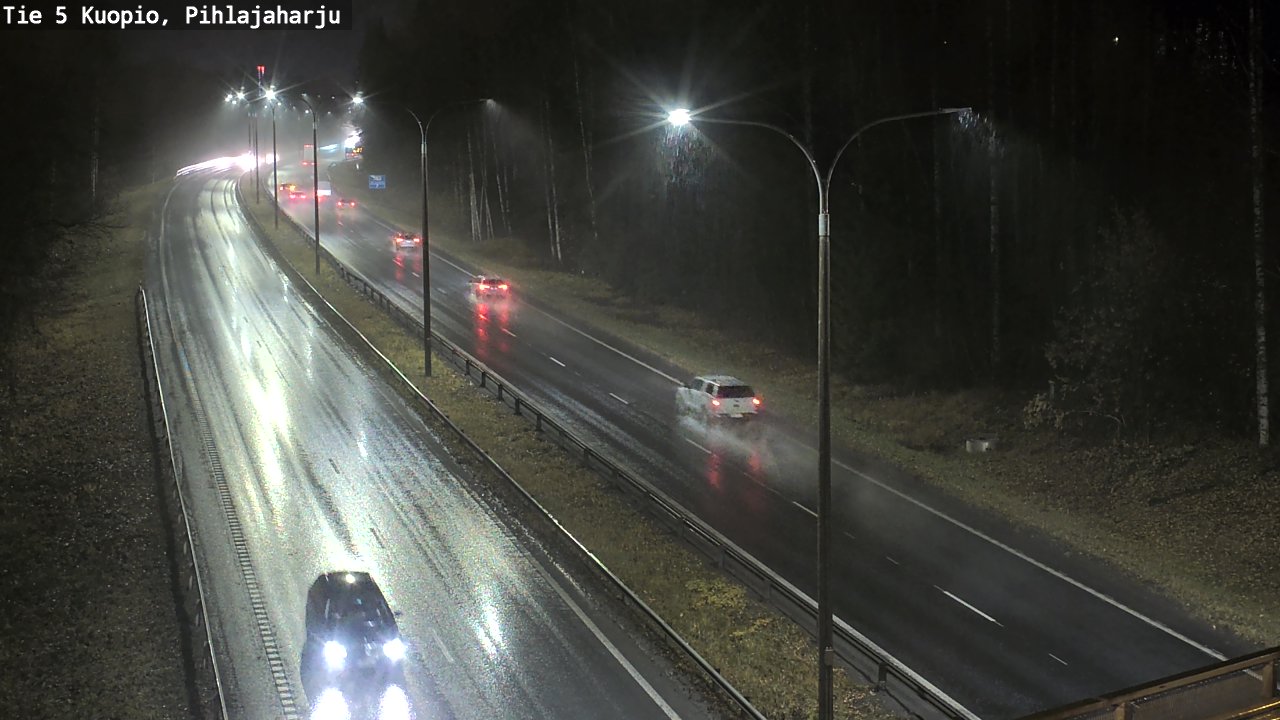 Weather Camera Image Väg 5 Kuopio, Pihlajaharju, Kuopio, Pohjois-Savo