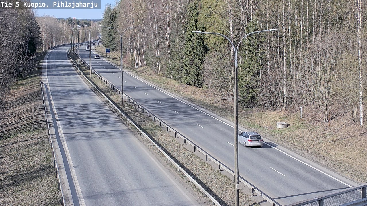 Kelikamerat Kuva Tie 5 Kuopio, Pihlajaharju, Kuopio, Pohjois-Savo