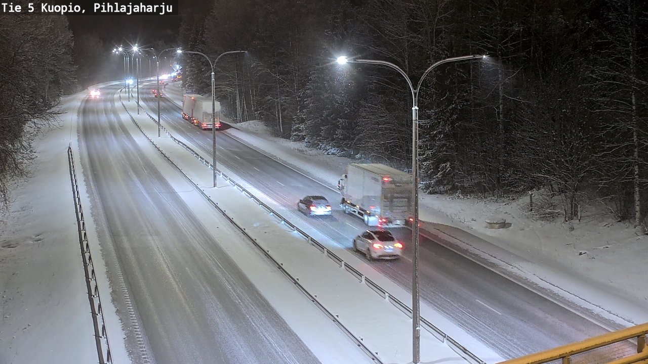 Kelikamerat Kuva Tie 5 Kuopio, Pihlajaharju, Kuopio, Pohjois-Savo