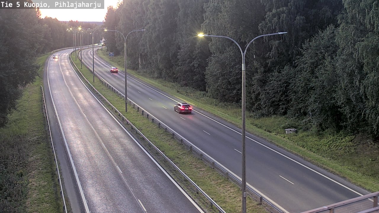 Kelikamerat Kuva Tie 5 Kuopio, Pihlajaharju, Kuopio, Pohjois-Savo