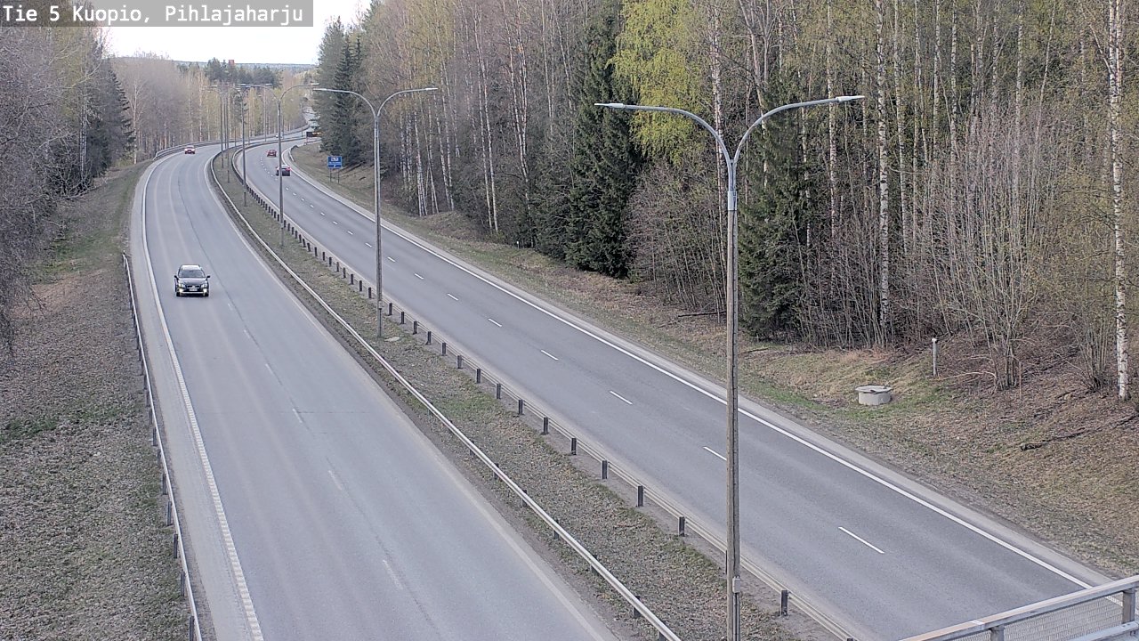 Kelikamerat Kuva Tie 5 Kuopio, Pihlajaharju, Kuopio, Pohjois-Savo