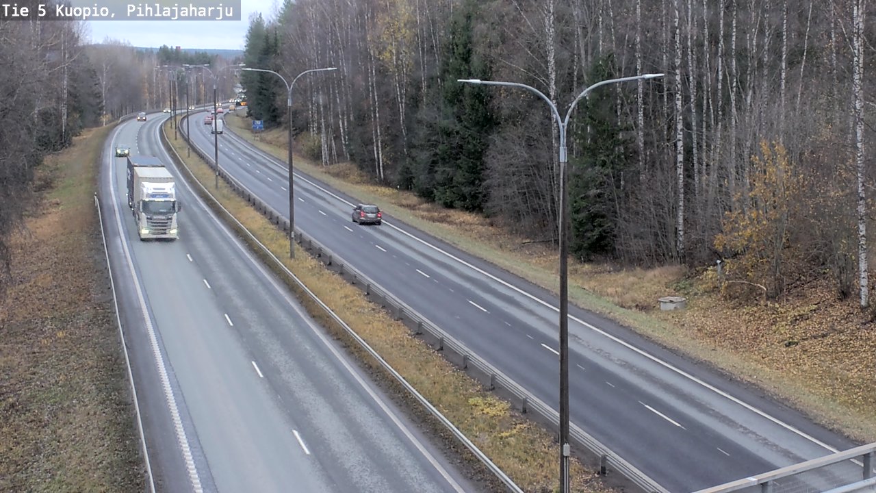 Weather Camera Image Väg 5 Kuopio, Pihlajaharju, Kuopio, Pohjois-Savo