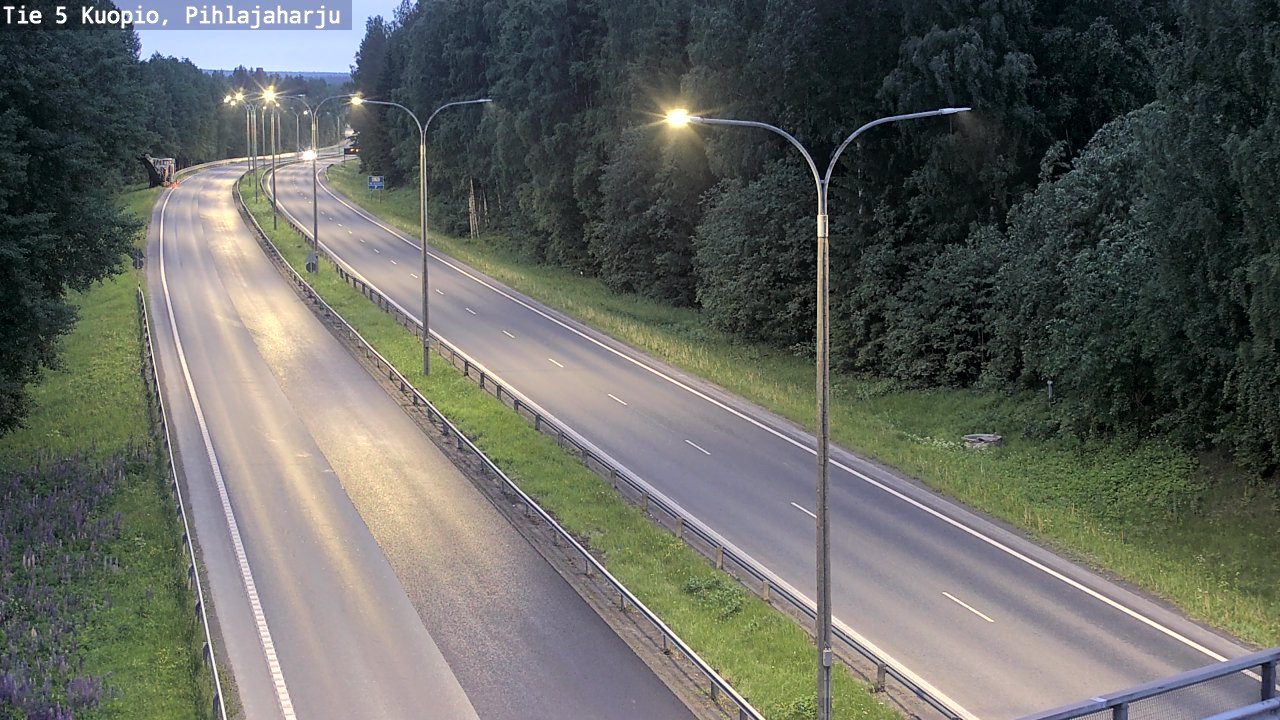 Kelikamerat Kuva Tie 5 Kuopio, Pihlajaharju, Kuopio, Pohjois-Savo