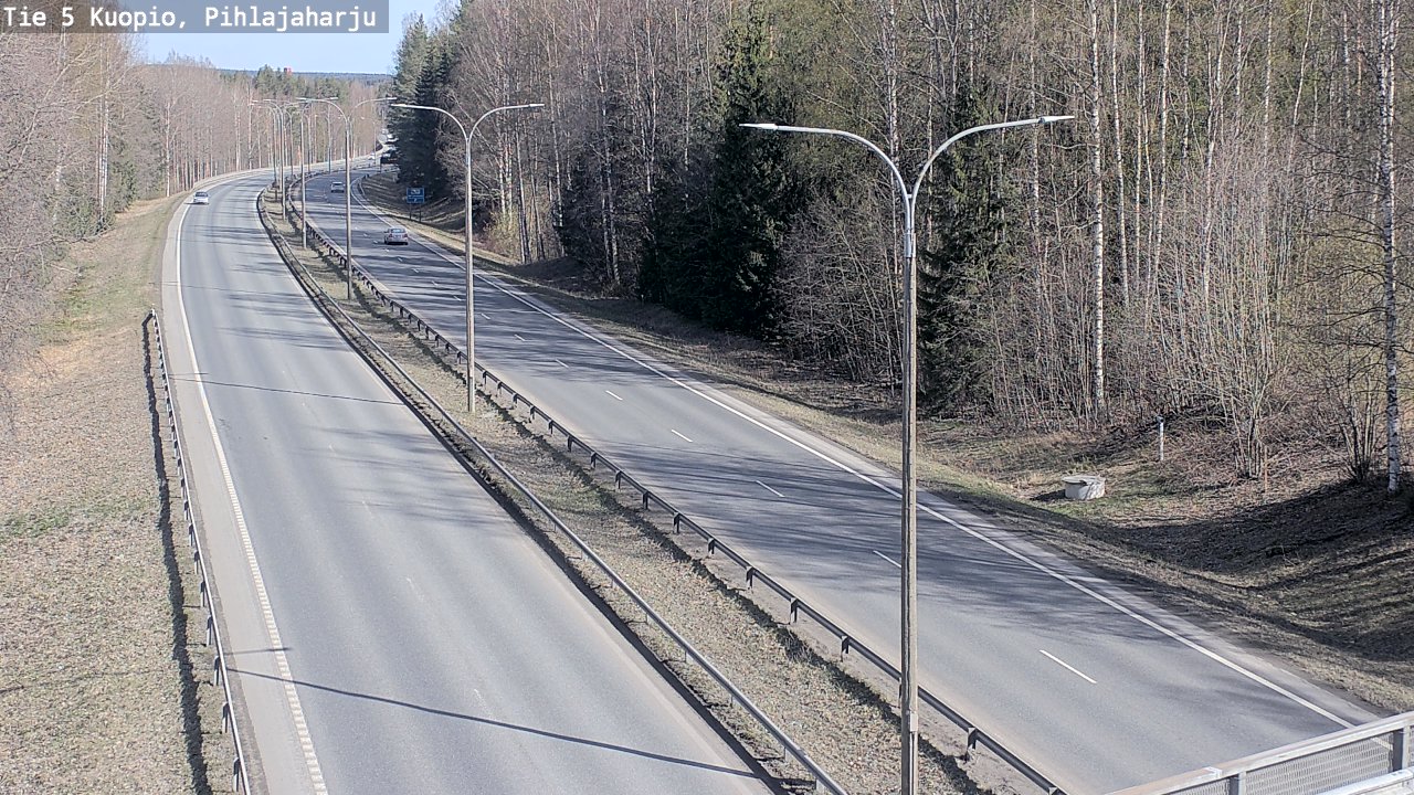 Kelikamerat Kuva Tie 5 Kuopio, Pihlajaharju, Kuopio, Pohjois-Savo