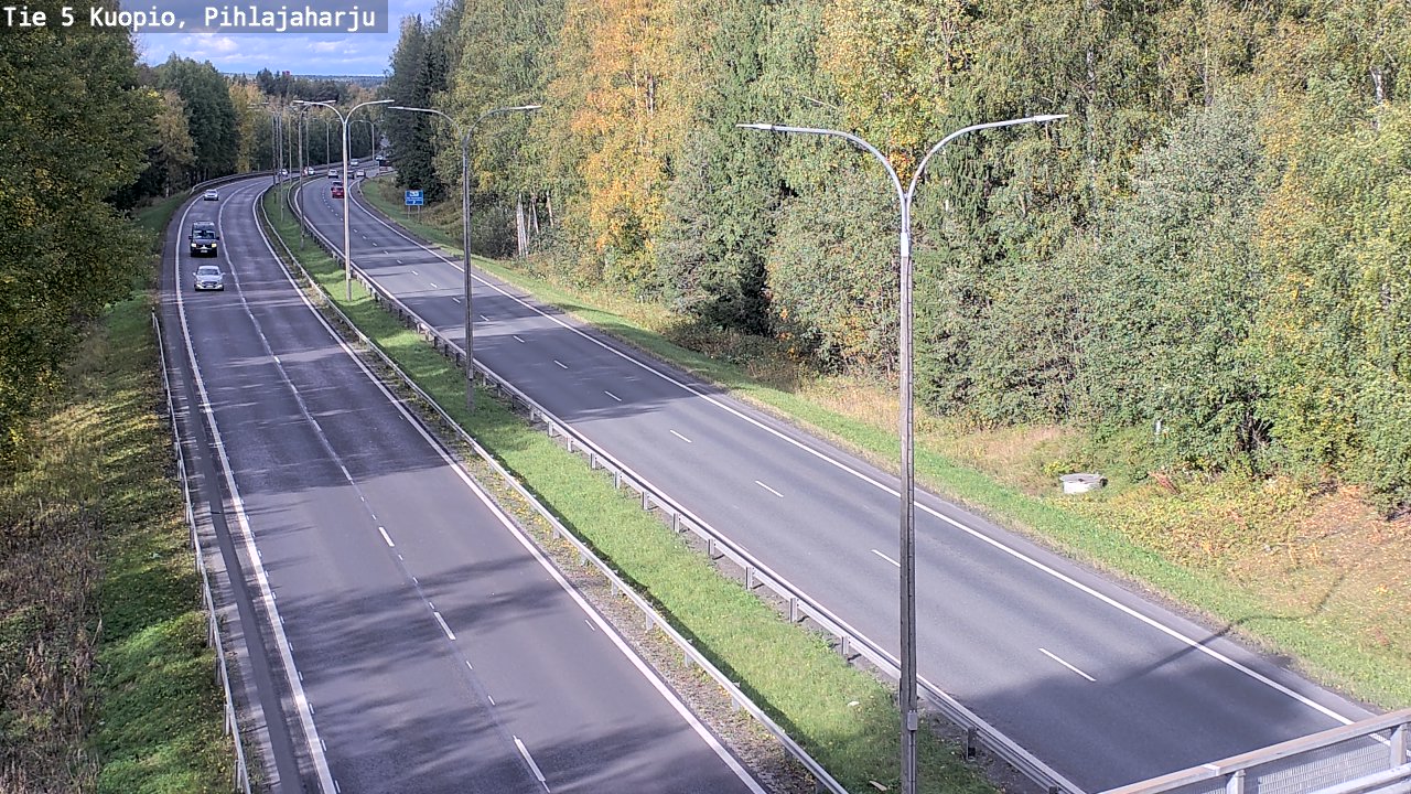 Weather Camera Image Road 5 Kuopio, Pihlajaharju, Kuopio, Pohjois-Savo