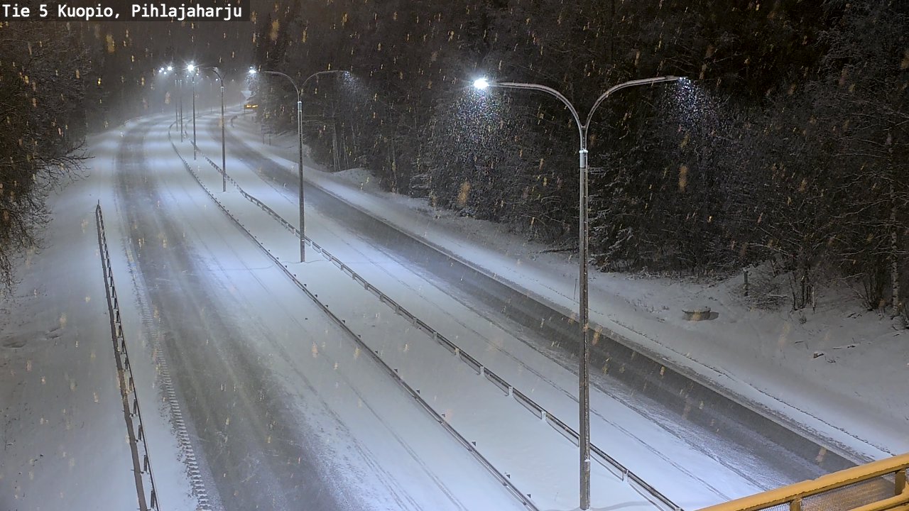 Kelikamerat Kuva Tie 5 Kuopio, Pihlajaharju, Kuopio, Pohjois-Savo