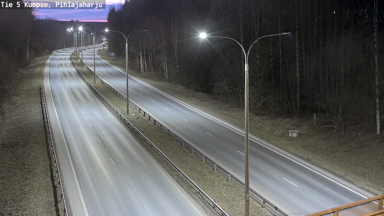 Kelikamerat Kuva Tie 5 Kuopio, Pihlajaharju, Kuopio, Pohjois-Savo