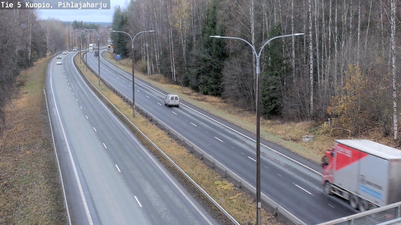 Weather Camera Image Väg 5 Kuopio, Pihlajaharju, Kuopio, Pohjois-Savo