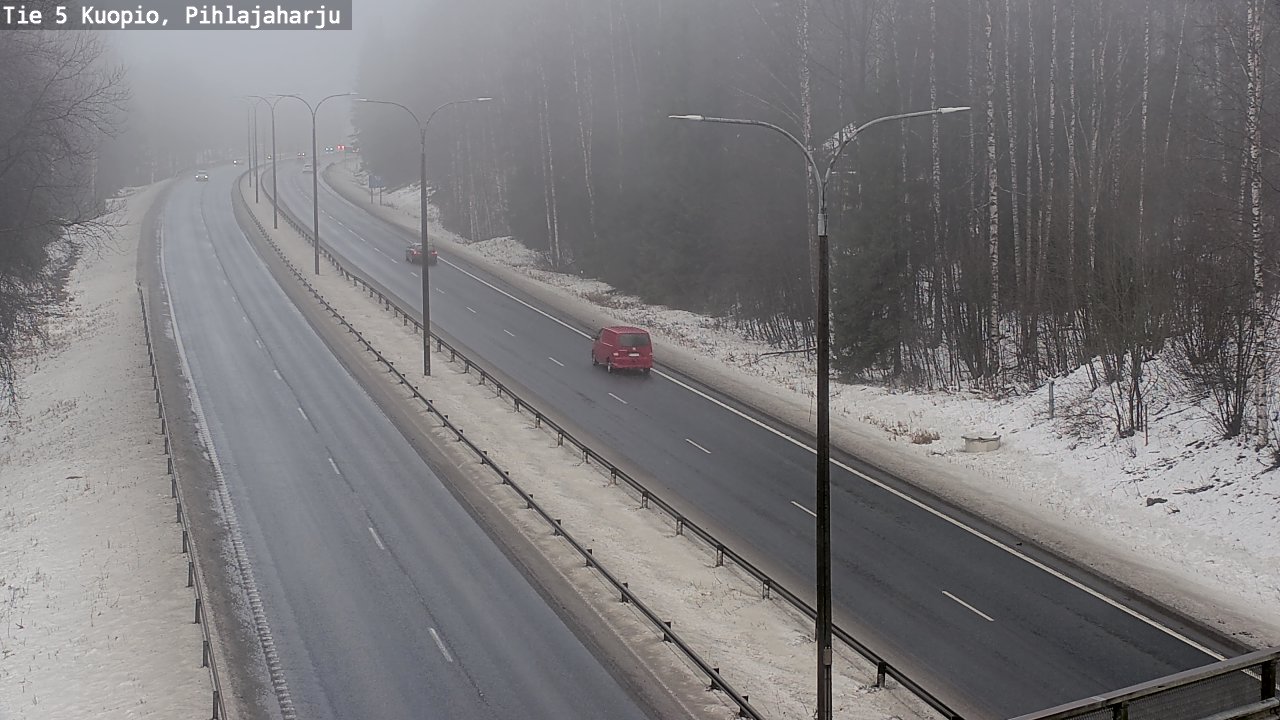 Weather Camera Image Road 5 Kuopio, Pihlajaharju, Kuopio, Pohjois-Savo