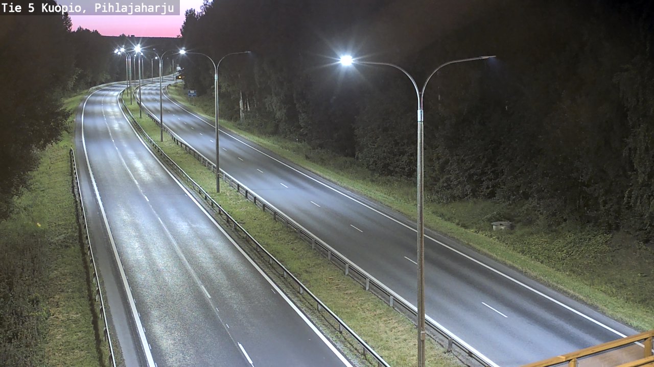 Kelikamerat Kuva Tie 5 Kuopio, Pihlajaharju, Kuopio, Pohjois-Savo
