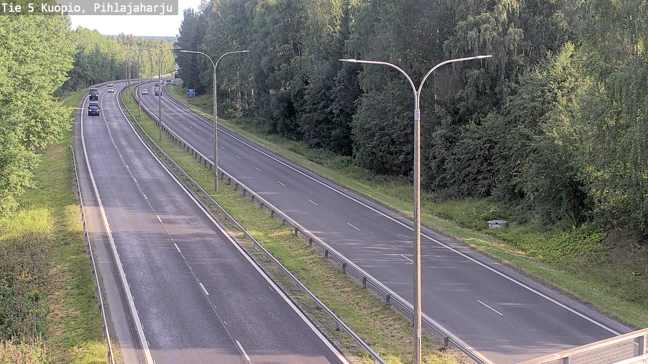 Weather Camera Image Väg 5 Kuopio, Pihlajaharju, Kuopio, Pohjois-Savo