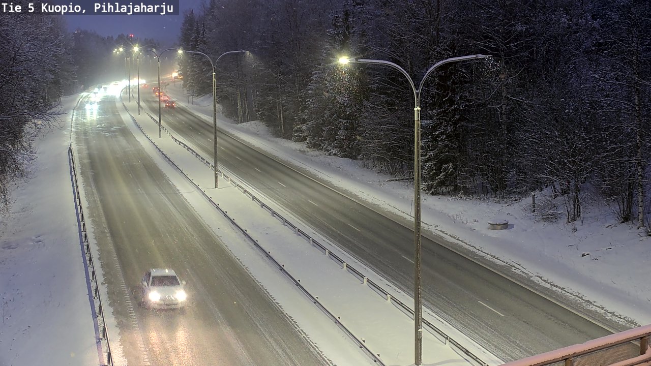 Kelikamerat Kuva Tie 5 Kuopio, Pihlajaharju, Kuopio, Pohjois-Savo