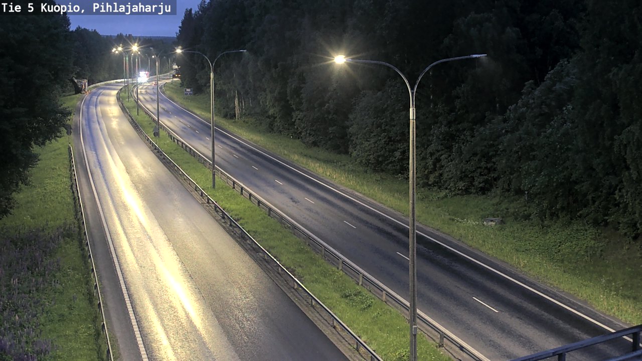 Kelikamerat Kuva Tie 5 Kuopio, Pihlajaharju, Kuopio, Pohjois-Savo