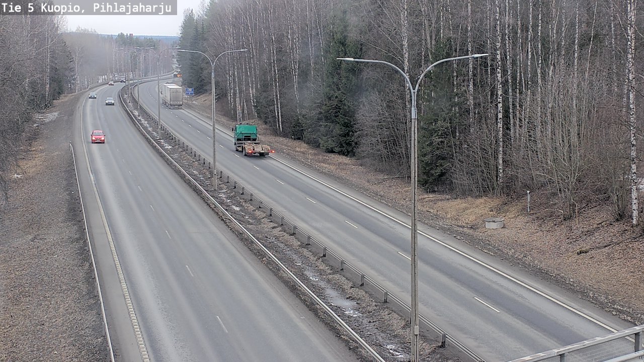 Kelikamerat Kuva Tie 5 Kuopio, Pihlajaharju, Kuopio, Pohjois-Savo