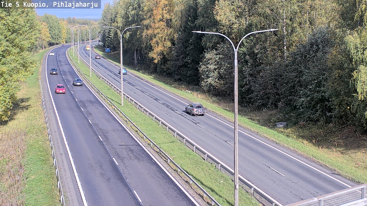 Weather Camera Image Road 5 Kuopio, Pihlajaharju, Kuopio, Pohjois-Savo