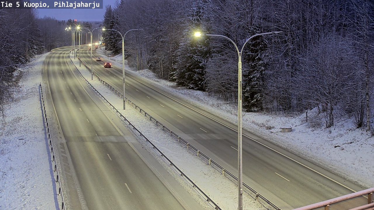 Kelikamerat Kuva Tie 5 Kuopio, Pihlajaharju, Kuopio, Pohjois-Savo
