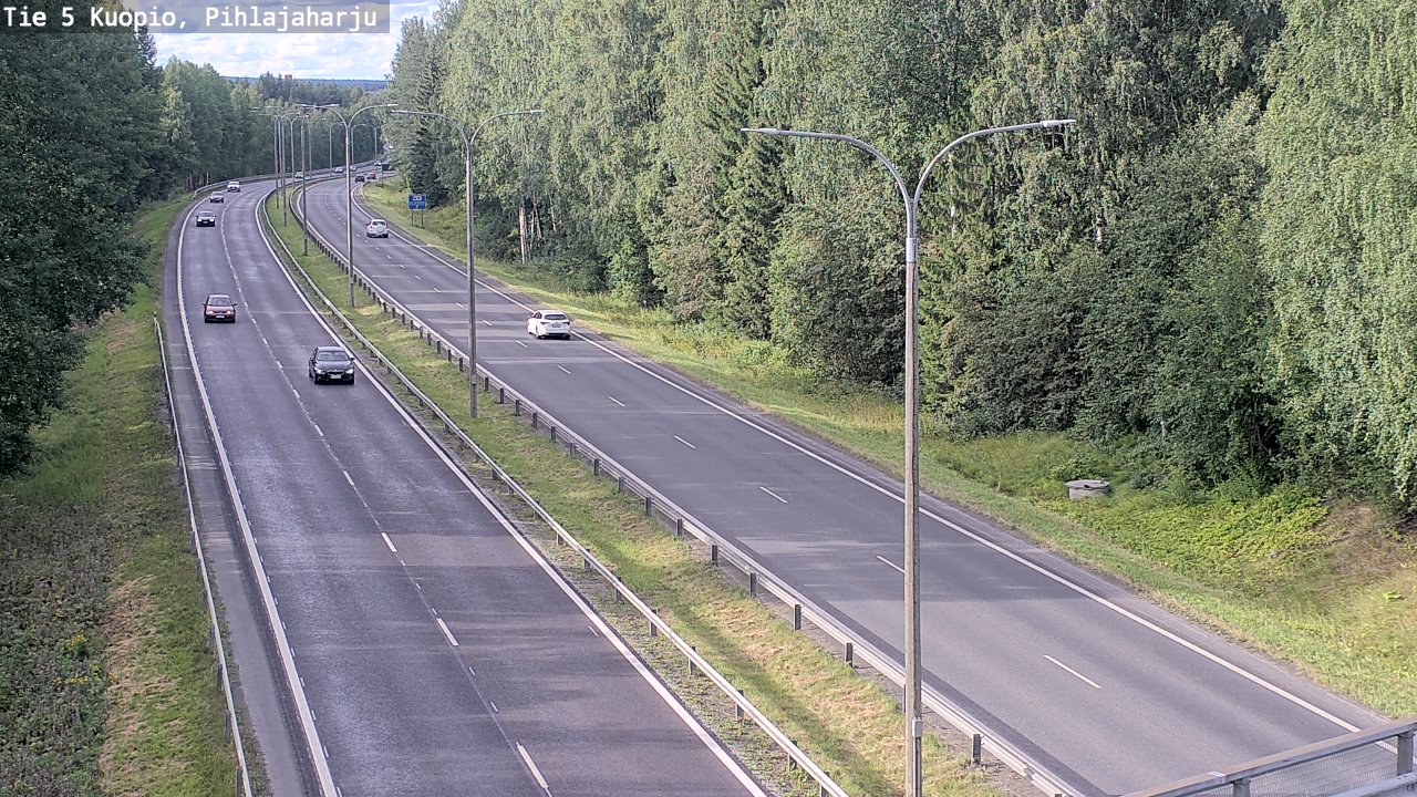 Kelikamerat Kuva Tie 5 Kuopio, Pihlajaharju, Kuopio, Pohjois-Savo
