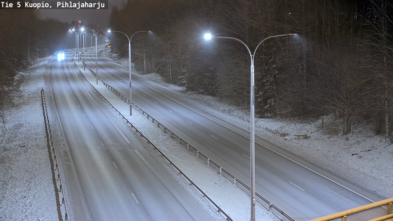Kelikamerat Kuva Tie 5 Kuopio, Pihlajaharju, Kuopio, Pohjois-Savo