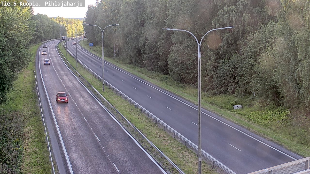 Weather Camera Image Väg 5 Kuopio, Pihlajaharju, Kuopio, Pohjois-Savo