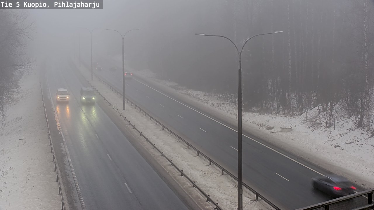 Weather Camera Image Road 5 Kuopio, Pihlajaharju, Kuopio, Pohjois-Savo