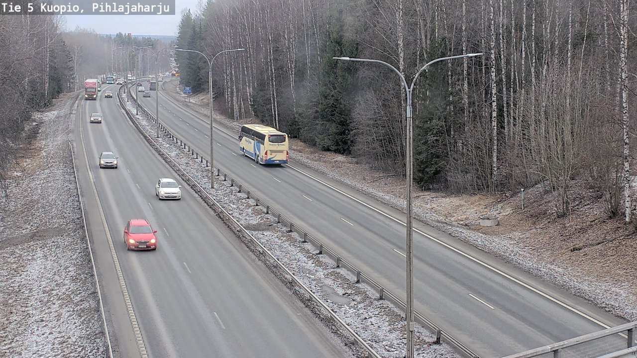 Kelikamerat Kuva Tie 5 Kuopio, Pihlajaharju, Kuopio, Pohjois-Savo