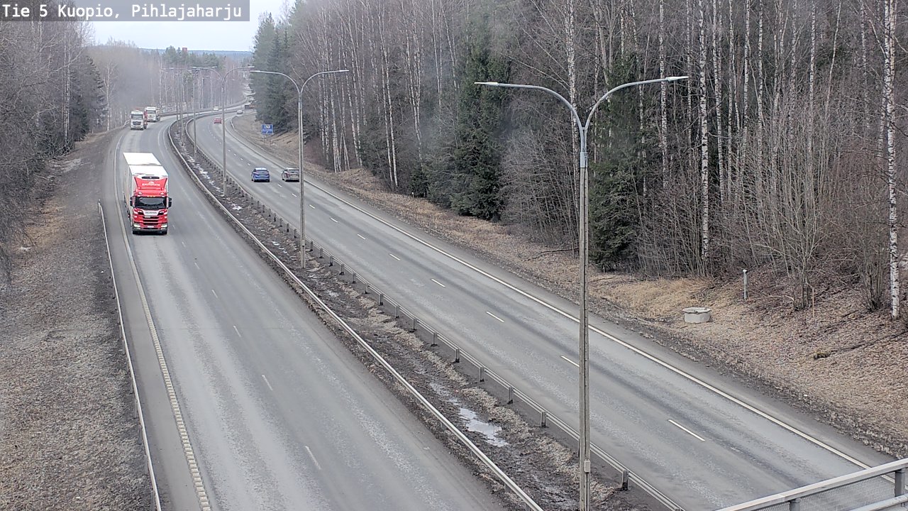 Kelikamerat Kuva Tie 5 Kuopio, Pihlajaharju, Kuopio, Pohjois-Savo