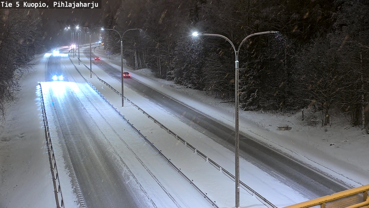 Kelikamerat Kuva Tie 5 Kuopio, Pihlajaharju, Kuopio, Pohjois-Savo