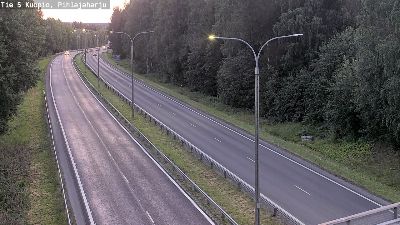 Kelikamerat Kuva Tie 5 Kuopio, Pihlajaharju, Kuopio, Pohjois-Savo