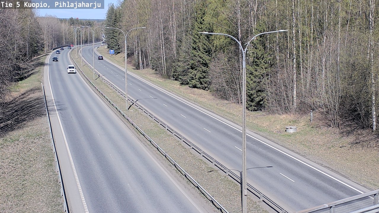 Weather Camera Image Väg 5 Kuopio, Pihlajaharju, Kuopio, Pohjois-Savo
