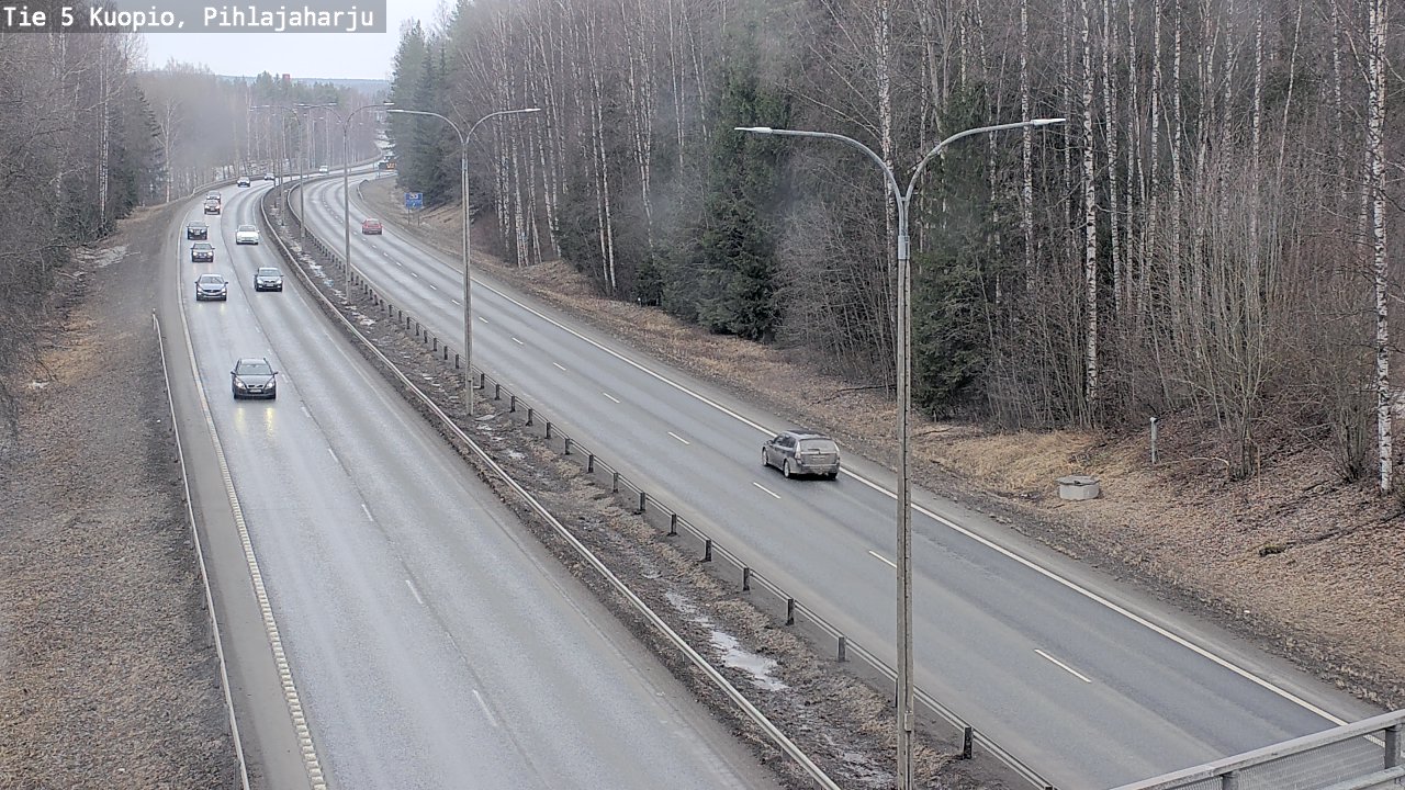 Kelikamerat Kuva Tie 5 Kuopio, Pihlajaharju, Kuopio, Pohjois-Savo