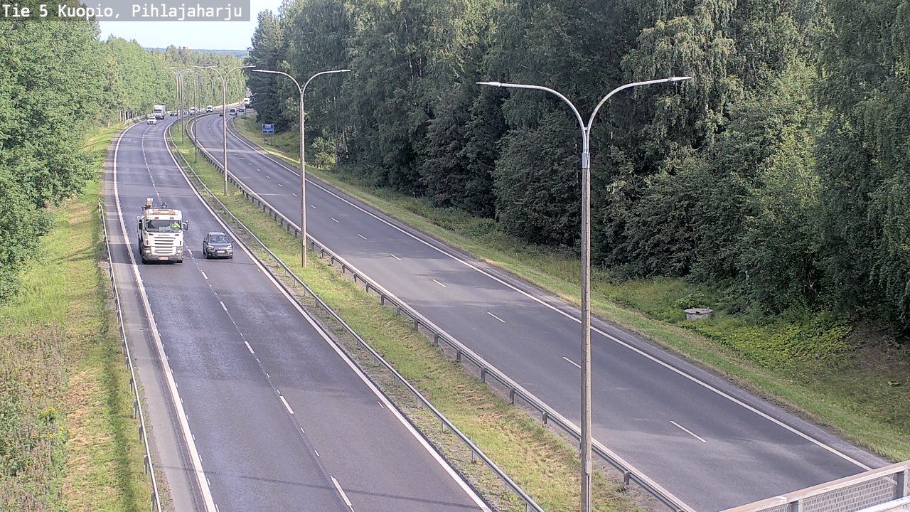 Weather Camera Image Väg 5 Kuopio, Pihlajaharju, Kuopio, Pohjois-Savo