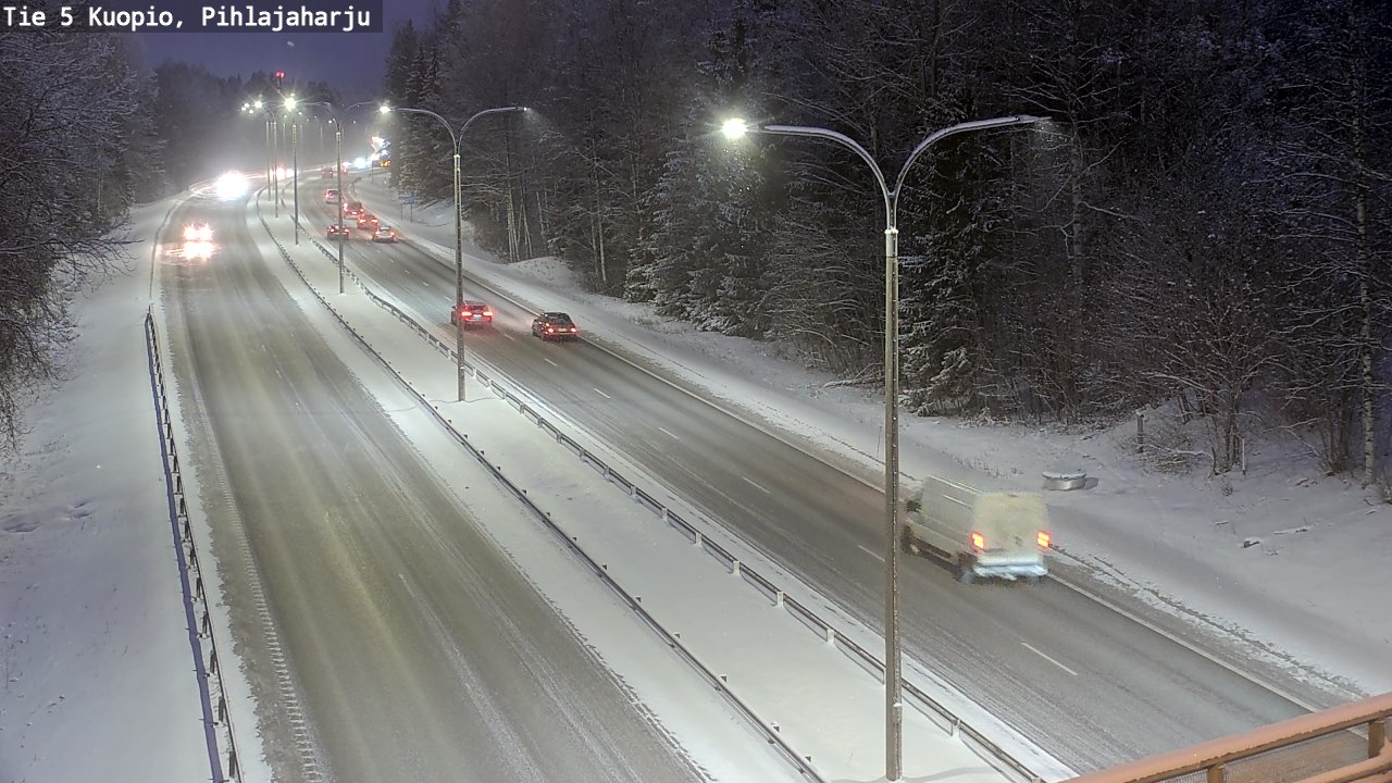 Kelikamerat Kuva Tie 5 Kuopio, Pihlajaharju, Kuopio, Pohjois-Savo