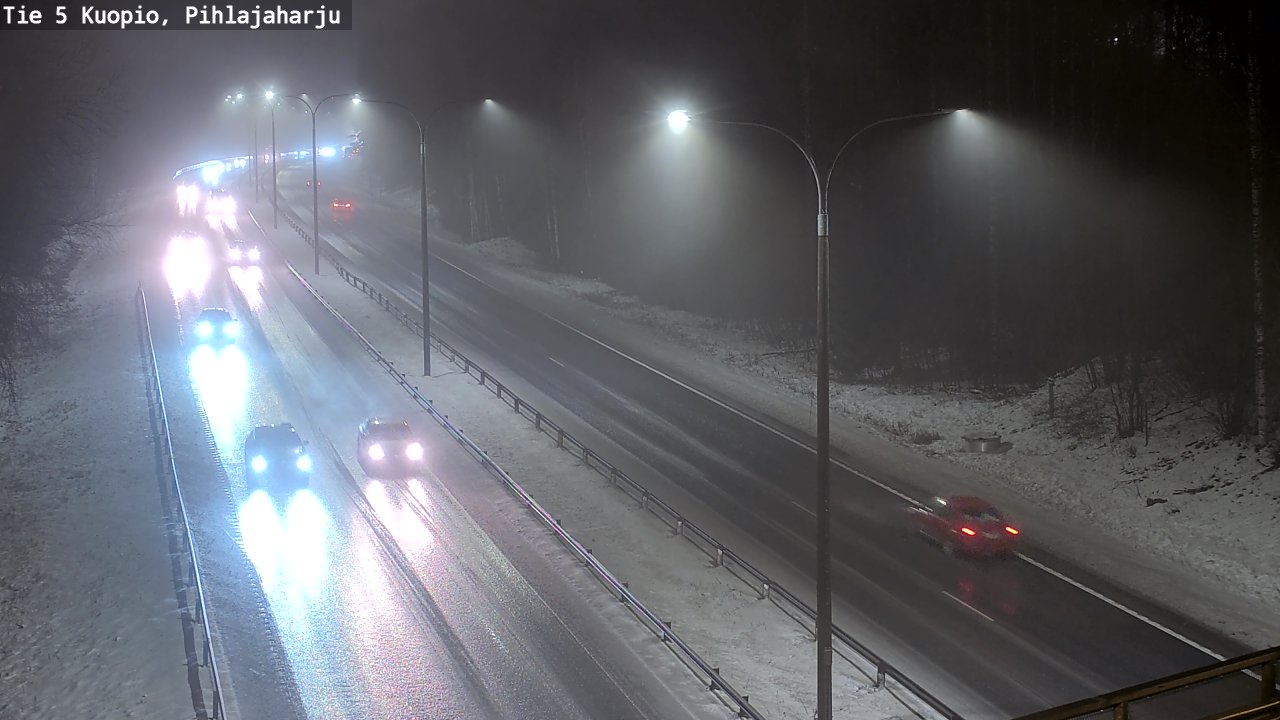 Weather Camera Image Road 5 Kuopio, Pihlajaharju, Kuopio, Pohjois-Savo