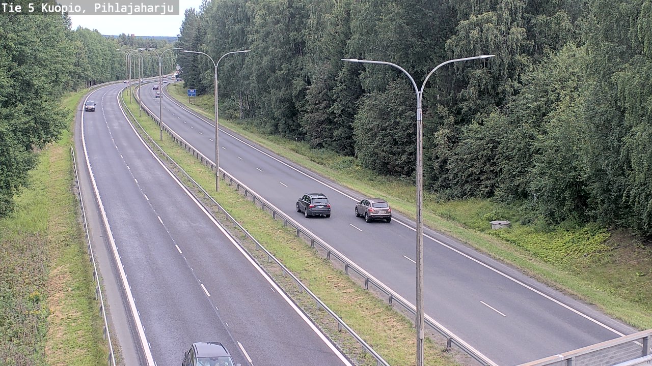 Weather Camera Image Väg 5 Kuopio, Pihlajaharju, Kuopio, Pohjois-Savo