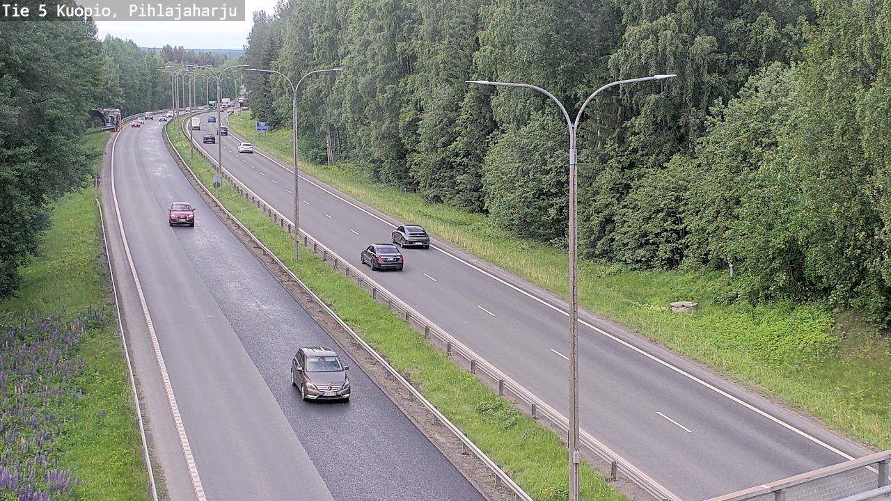 Kelikamerat Kuva Tie 5 Kuopio, Pihlajaharju, Kuopio, Pohjois-Savo