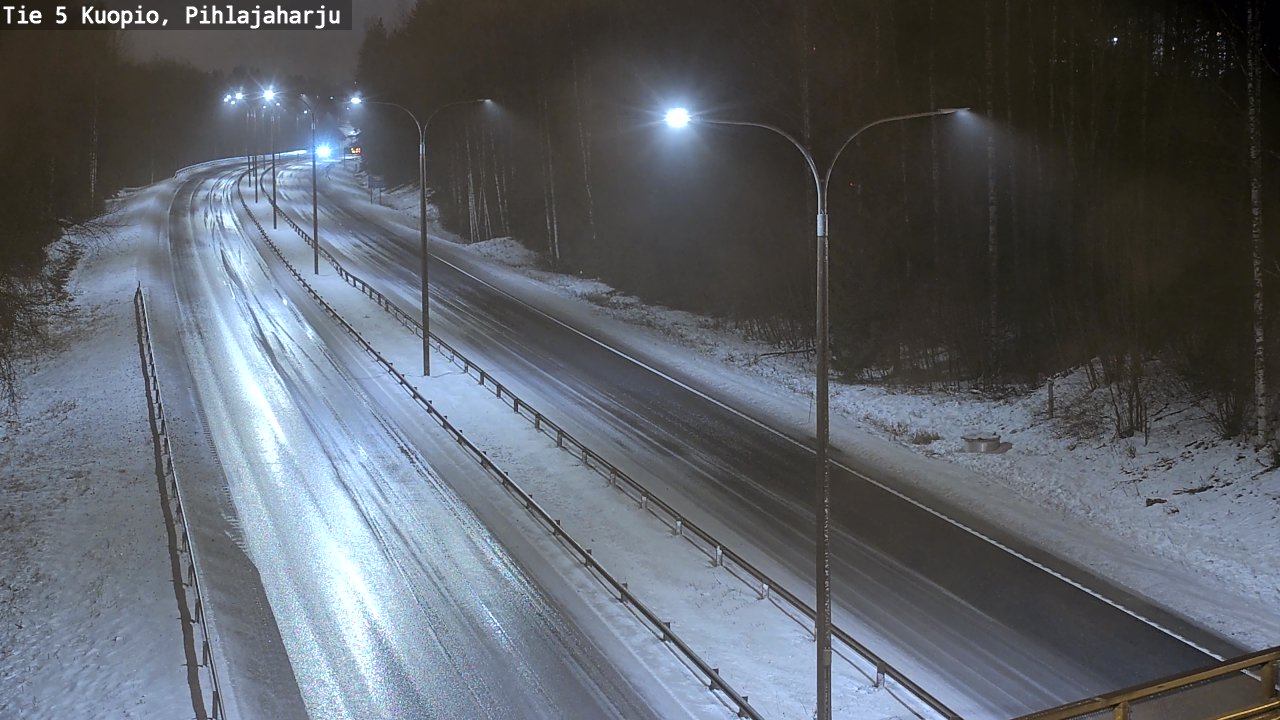 Weather Camera Image Road 5 Kuopio, Pihlajaharju, Kuopio, Pohjois-Savo