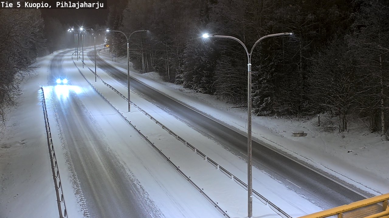 Kelikamerat Kuva Tie 5 Kuopio, Pihlajaharju, Kuopio, Pohjois-Savo
