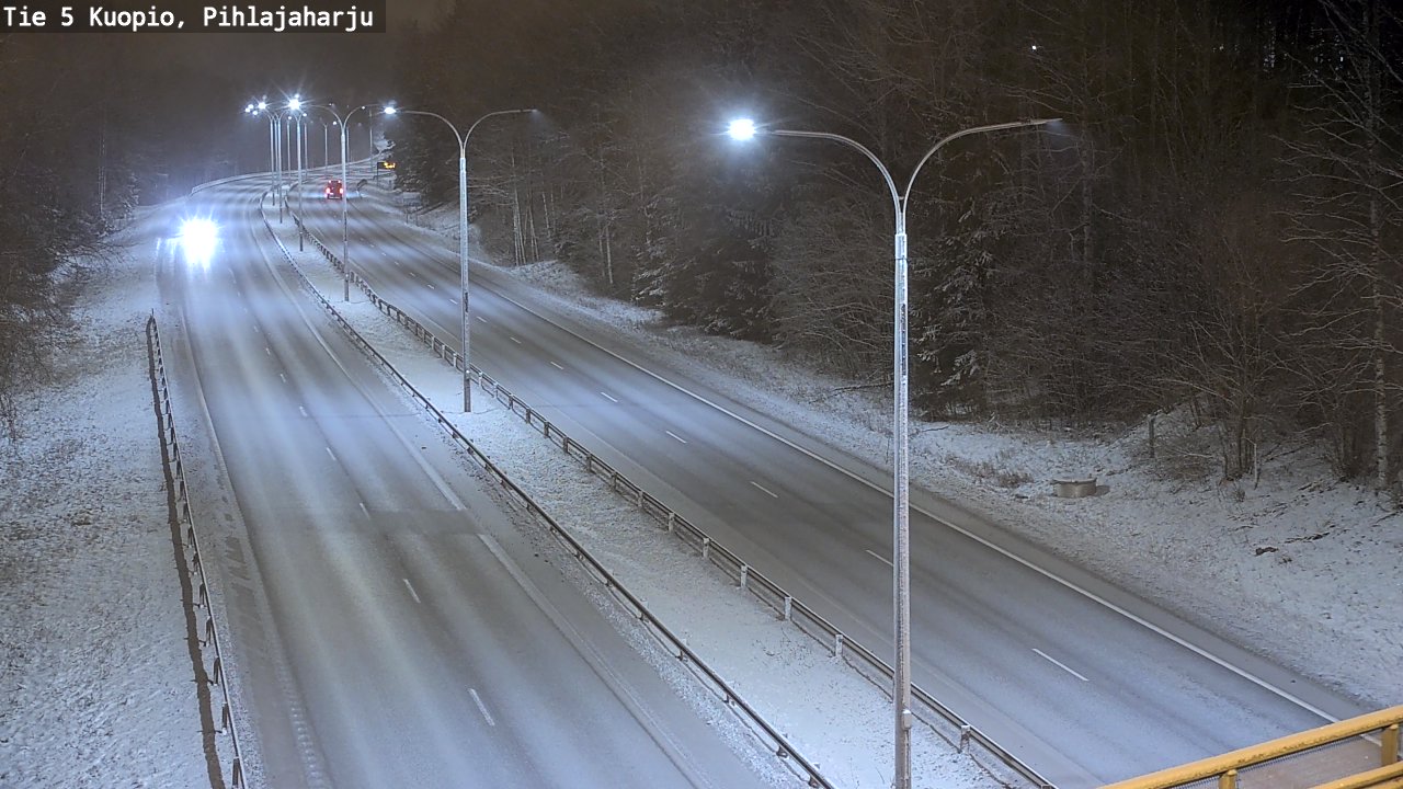 Kelikamerat Kuva Tie 5 Kuopio, Pihlajaharju, Kuopio, Pohjois-Savo