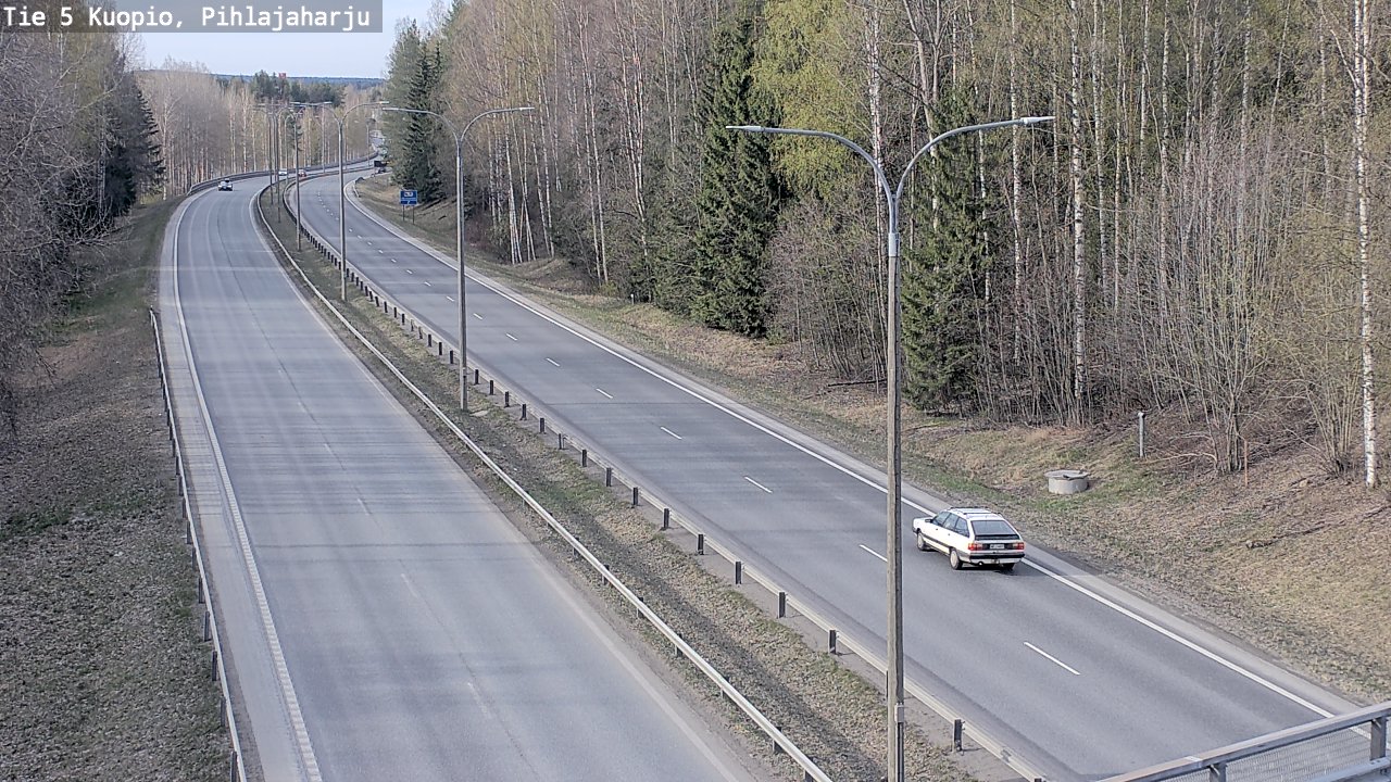 Kelikamerat Kuva Tie 5 Kuopio, Pihlajaharju, Kuopio, Pohjois-Savo