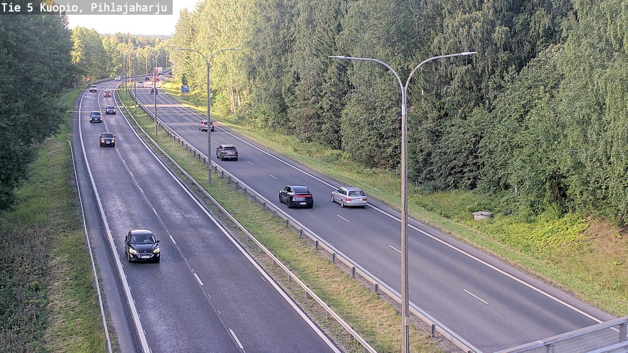 Kelikamerat Kuva Tie 5 Kuopio, Pihlajaharju, Kuopio, Pohjois-Savo