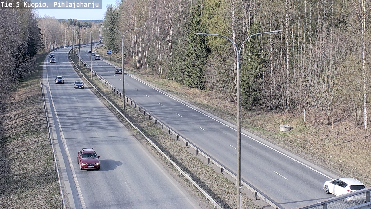 Kelikamerat Kuva Tie 5 Kuopio, Pihlajaharju, Kuopio, Pohjois-Savo